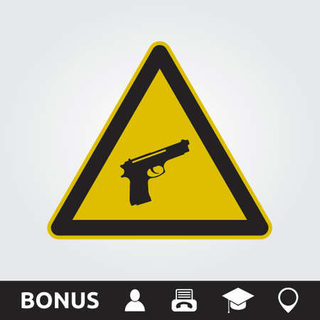 Gun Signのイラスト素材