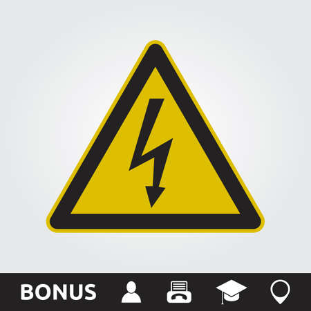 High Voltage Signのイラスト素材