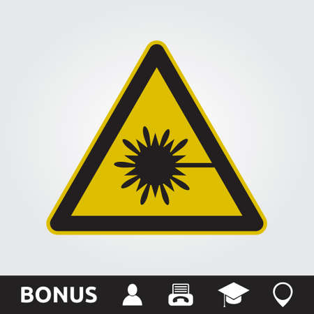 Laser Beam Signのイラスト素材