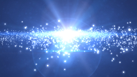 galaxy ray particleの写真素材