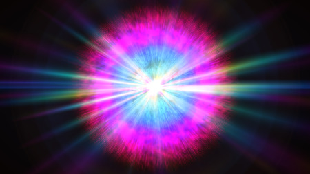 star ray in space