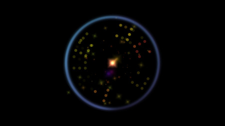 Magic ball particle space