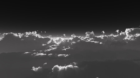 stratosphere above clouds