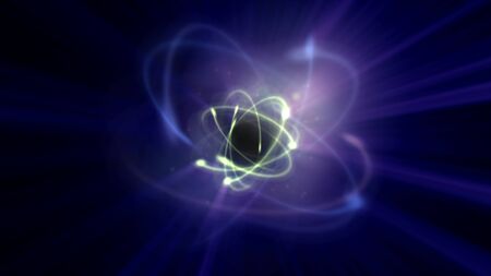 atom orbit abstract