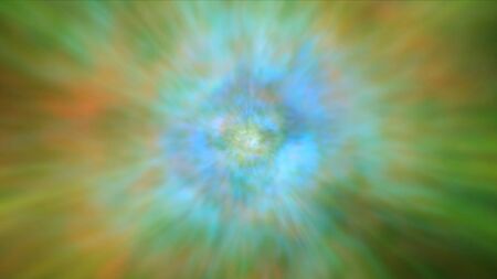 nebula fog in space with rays