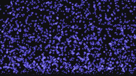 bubble color 3d render, abstract color background