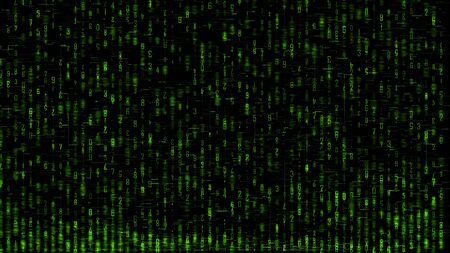 Abstract background, digital data matrix light illustrationの写真素材