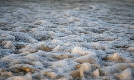 wave splash sea beach macro, close upの写真素材