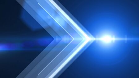 Technology future arrows abstract background, moving forward concept illustration