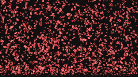 bubble color 3d render, abstract color background