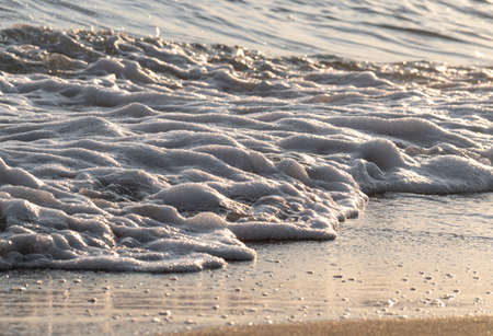 wave splash sea beach macro, close up