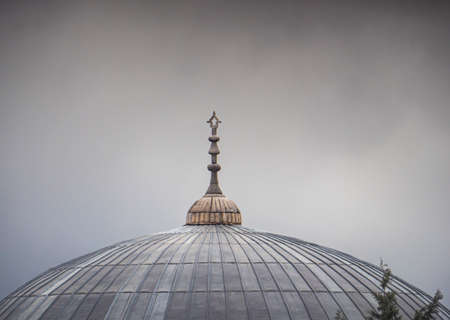 dome of a islam mosque. close upの写真素材