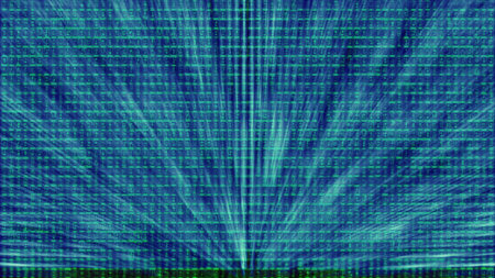 Abstract background, digital data matrix, illustration renderの写真素材