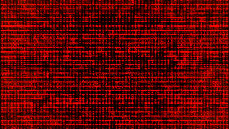 Abstract background, digital data matrix, illustration renderの写真素材