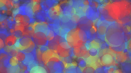 Spots Bokeh Color Abstract Background, illustration render