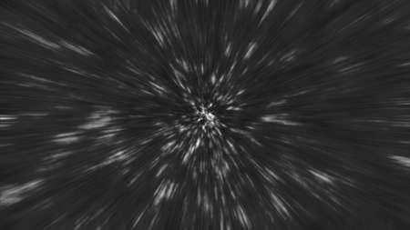Hyperspace Abstract Background, speed abstract illustration renderの写真素材