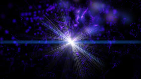 cosmos star ray light space particle nebula, illustration renderの写真素材