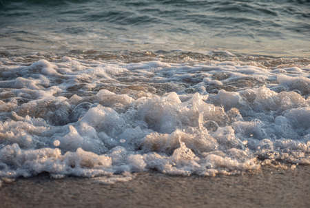 wave splash sea beach macro, close up