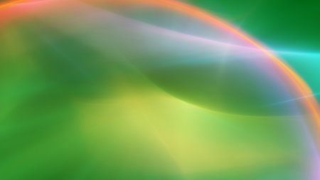 background neon line wave 3d rendering illustrationの写真素材