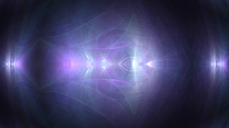 space nebula color smoke abstract illustration render