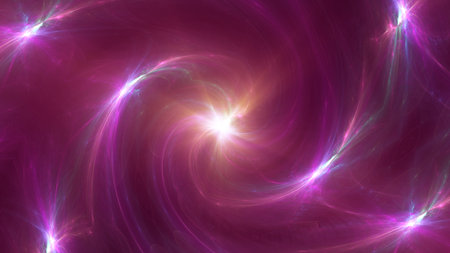 space nebula color smoke abstract illustration render