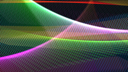 Perspectives Of Fractal Realms abstract background illustrationの写真素材