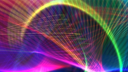 Perspectives Of Fractal Realms abstract background illustrationの写真素材