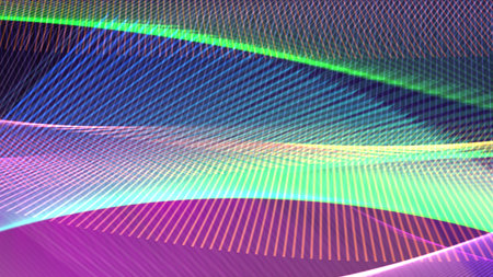 Perspectives Of Fractal Realms abstract background illustrationの写真素材