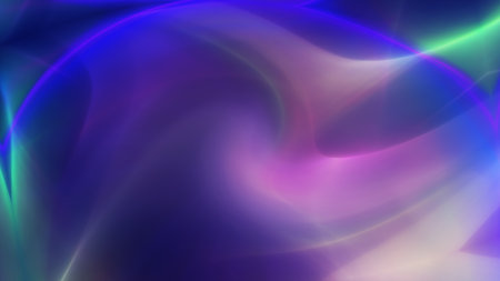 background neon line wave 3d rendering illustrationの写真素材