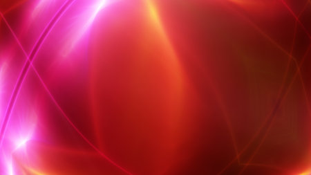 background neon line wave 3d rendering illustrationの写真素材