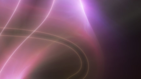 background neon line wave 3d rendering illustrationの写真素材