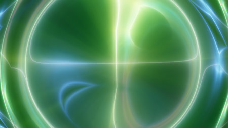 background neon line wave 3d rendering illustrationの写真素材