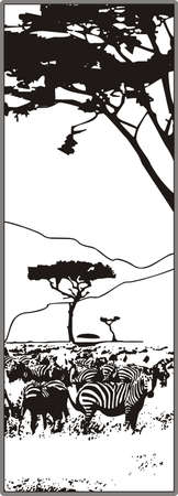 Drawing for sandblasting mirrorsのイラスト素材