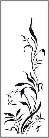  Drawing for sandblasting mirrors 1-14のイラスト素材