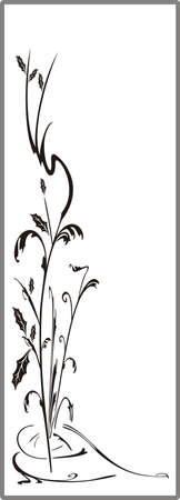 Drawing for sandblasting mirrors 1-22のイラスト素材