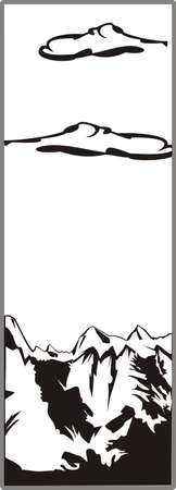 Drawing for sandblasting mirrors 1-23のイラスト素材