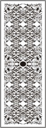 Drawing for sandblasting mirrors 1-27のイラスト素材