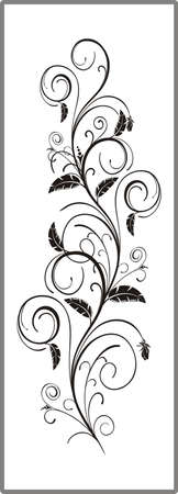 Drawing for sandblasting mirrors 1-30のイラスト素材