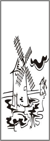 Drawing for sandblasting mirrors 1-35のイラスト素材