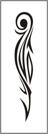 Drawing for sandblasting mirrors 1-34のイラスト素材