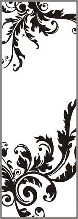 Drawing for sandblasting mirrorsのイラスト素材