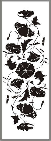 Drawing for sandblasting mirrors 1-62のイラスト素材