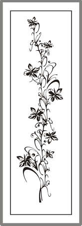 Drawing for sandblasting mirrors 1-67のイラスト素材