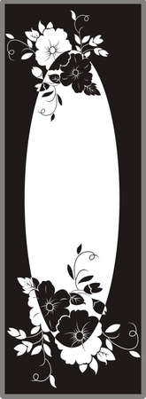 Drawing for sandblasting mirrors 1-76のイラスト素材