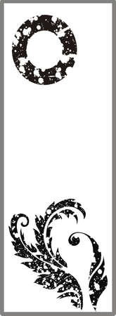 Drawing for sandblasting mirrorsのイラスト素材