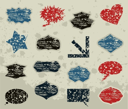 Set of frameworks for design  A vector illustrationのイラスト素材