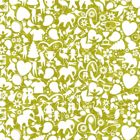 Baby a background on a children theme. A vector illustrationのイラスト素材