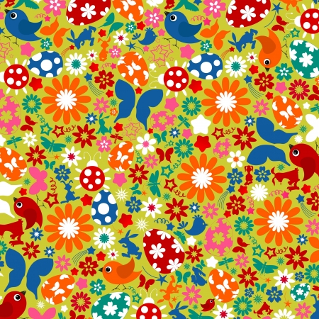 Background on a theme Easter  A vector illustrationのイラスト素材