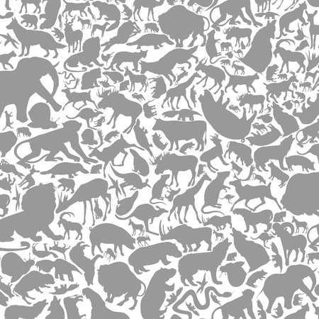 Background made of animals  のイラスト素材