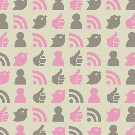 Background from symbols of news  A vector illustrationのイラスト素材
